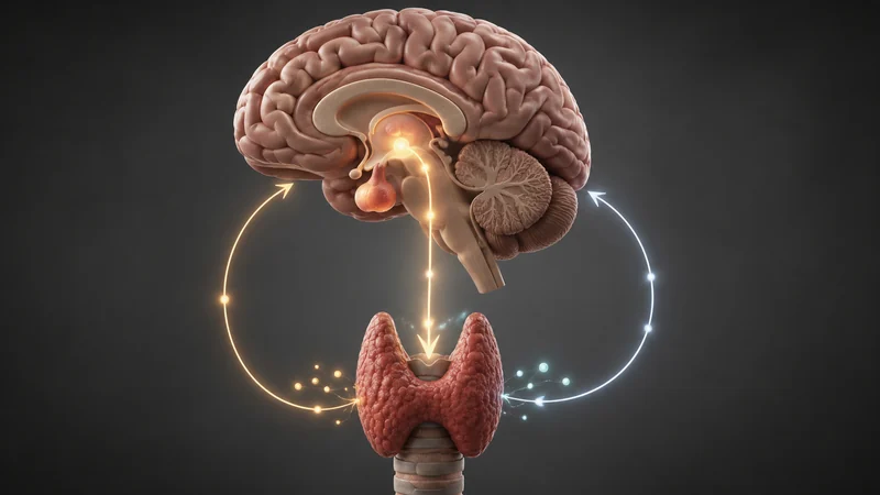 The hypothalamus–pituitary–thyroid axis: feedback between TSH and the T4/T3 hormones