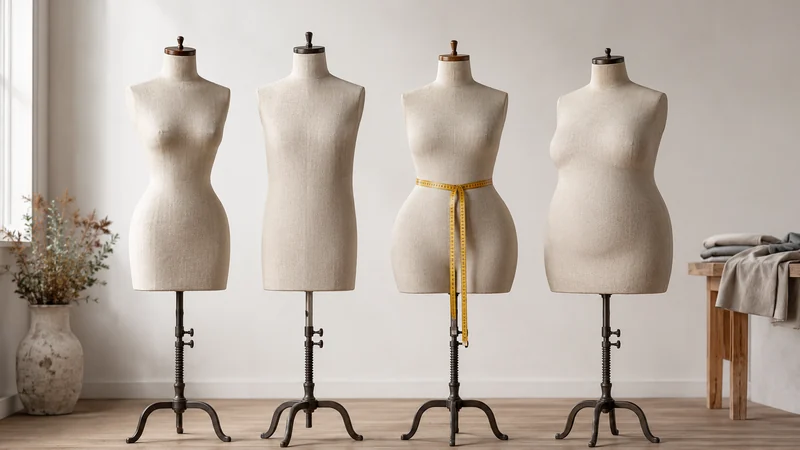 Silhouettes of body shapes: pear, hourglass, rectangle and apple — fat distribution types